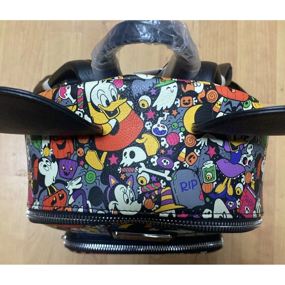 Loungefly Disney Parks Halloween Mickey Mouse And Friends Mini Backpack NEW